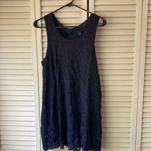 Navy lace dress